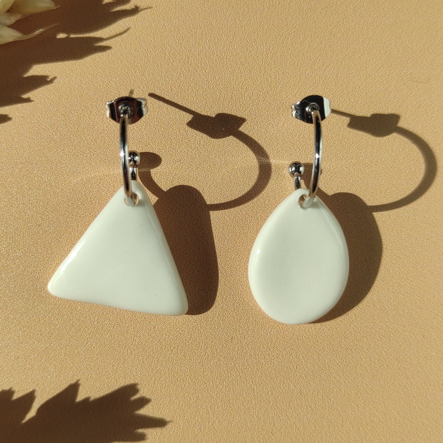 BO triangle/goutte argent