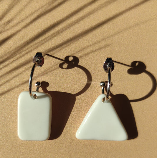 BO rectangle/triangle argenté