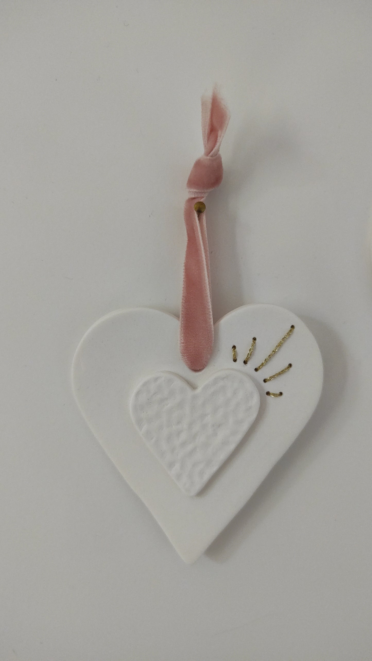 Coeur brodé PM