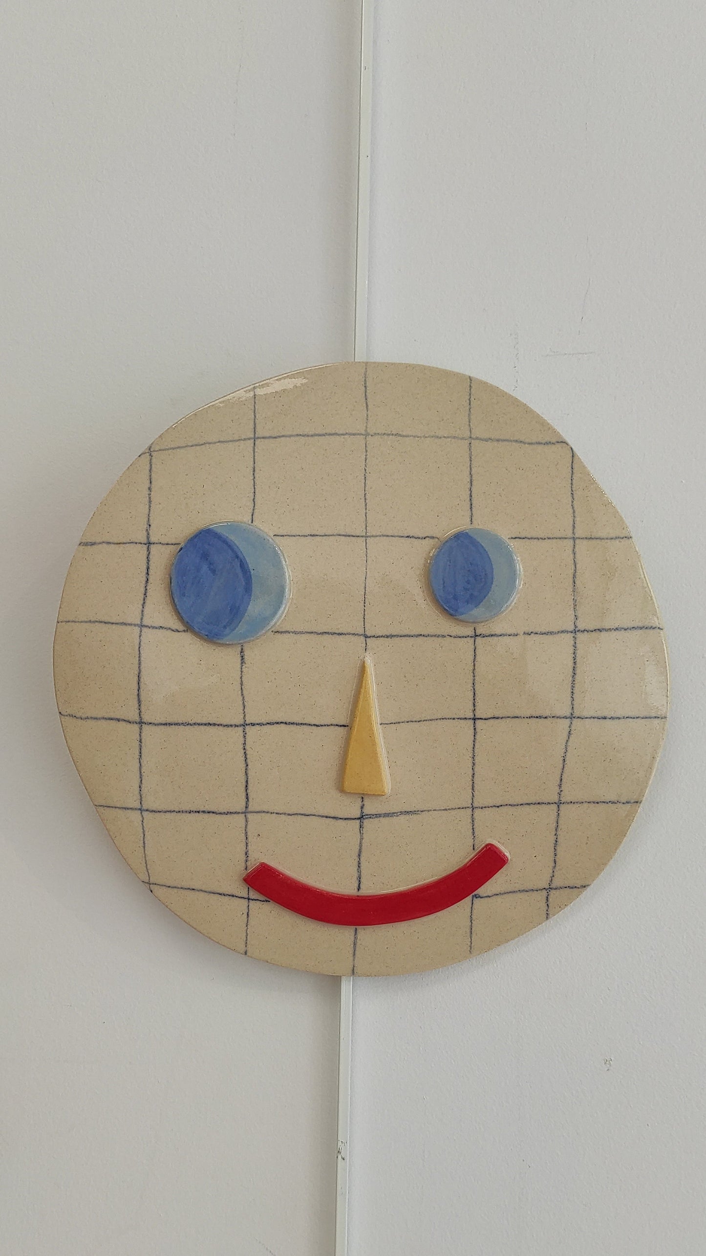 Portrait à carreaux