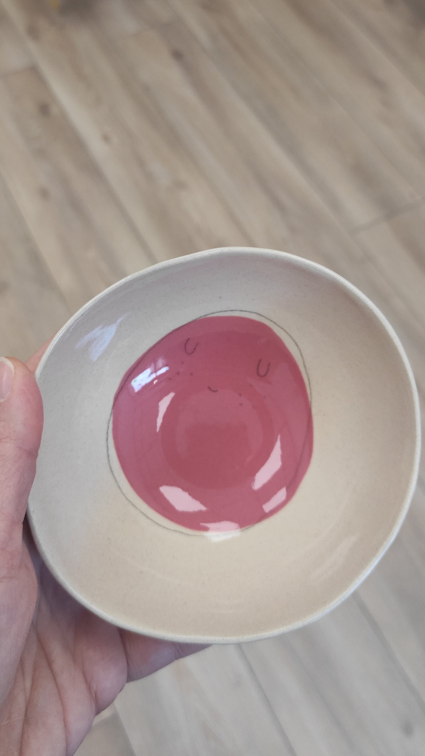 Bol visage framboise