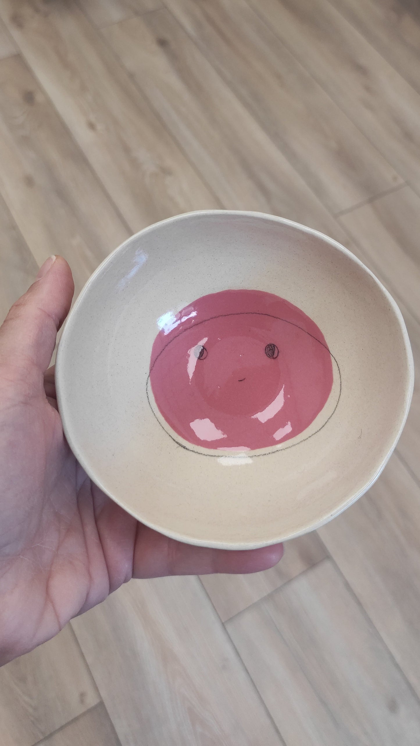Bol visage framboise